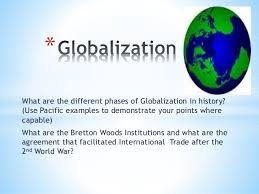 Analysis of an Important Early Phase the Globalization