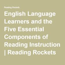 ESOL and Essential Components of Reading