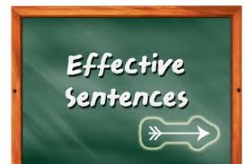 How to Write An Effective Sentence
