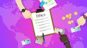 Articles on ethics of organisations