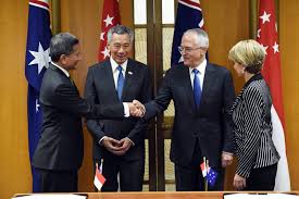 U.S. free trade diplomacy with Australia and Singapore