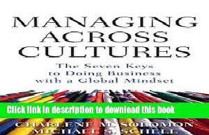 Managing Across Cultures Critical Discussion