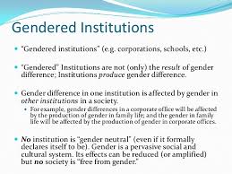 Gendered Institutions
