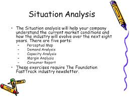 example of situational analysis in research paper