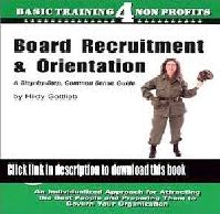 Board Recruitment or Orientation