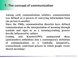 Early communication theorists