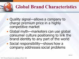 Global brands in a very competitive market