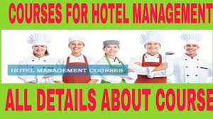 Hotel management course
