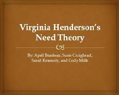 Henderson Theory and the Basic Needs of a Patient