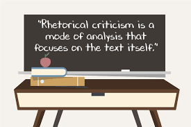 Rhetorical analysis