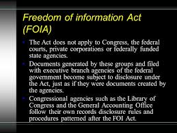 State vs Federal Information and Disclosure Acts