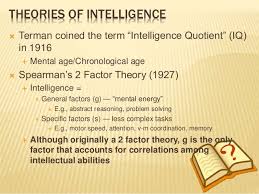 Intelligence: From Theory to Test