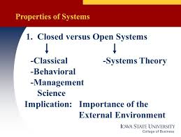 Theory in Management in External Business Environment