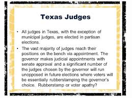 Judicial selection in Texas