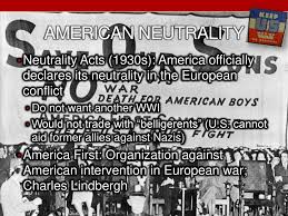 Neutrality Acts and aid the Allies