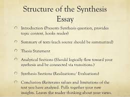 Synthesis Essay Paper