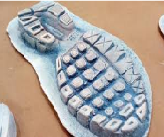 Fingerprinting and Casting Process for Footwear
