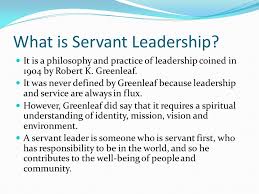 Use of Servant leadership today