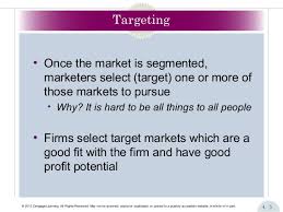 Targeting Marketing Management