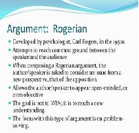 The Significance of Rogerian Rhetoric Journal Entry