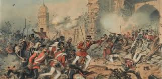 The Indian rebellion of 1857