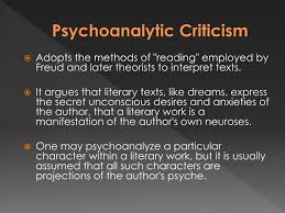 Psychoanalytic Criticism