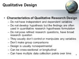 Qualitative design methodology Assignment